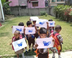 Little Friends Pre School &amp; Day Care logo