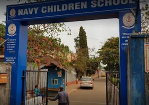 Navy Children School logo