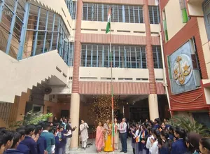 Jesus and Mary Academy logo