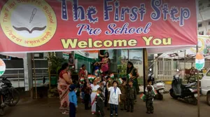 The First Step Pre School logo