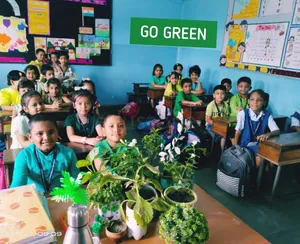 The New Horizon High School logo