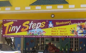 Tiny Steps Montessori logo