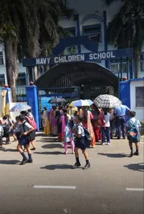 NAVY CHILDREN SCHOOL logo