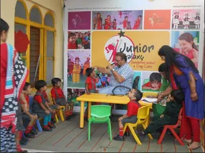 Junior Galaxy Foundation School and Day Care Centre logo