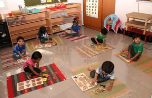 A B C MONTESSORI NR Colony Basavanagudi logo