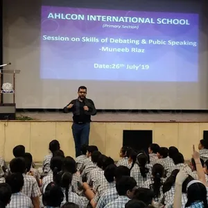 Ahlcon International School logo