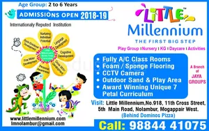 Little Millennium, Mogappair West,Mogappair East, Chennai