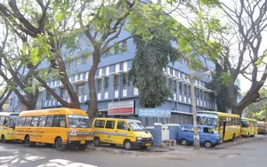 Indiranagar High School, Kerala Samajam IAS Academy logo