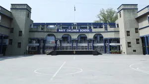 Navy Children School logo