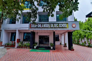Taksh Shila Model Senior Secondary School logo
