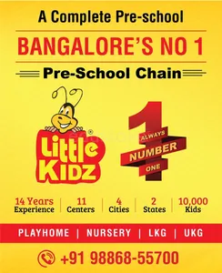 LITTLE KIDZ PRE SCHOOL, Mahatma Gandhi Nagar,Basaveshwar Nagar, Bengaluru