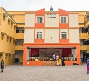 ST ANNE'S Evening  PU COLLEGE logo