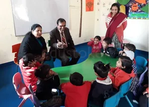 Indradhanush Pre School logo