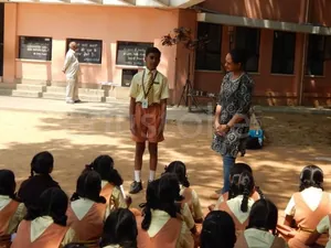 Poornaprajna High School logo