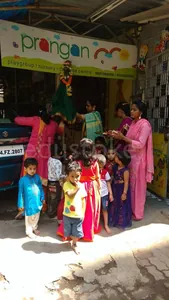 Prangan Playschool logo