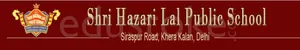 SH. HAZARI LAL PUBLIC SCHOOL logo