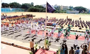 Sri Aurobindo Vidya Mandir logo