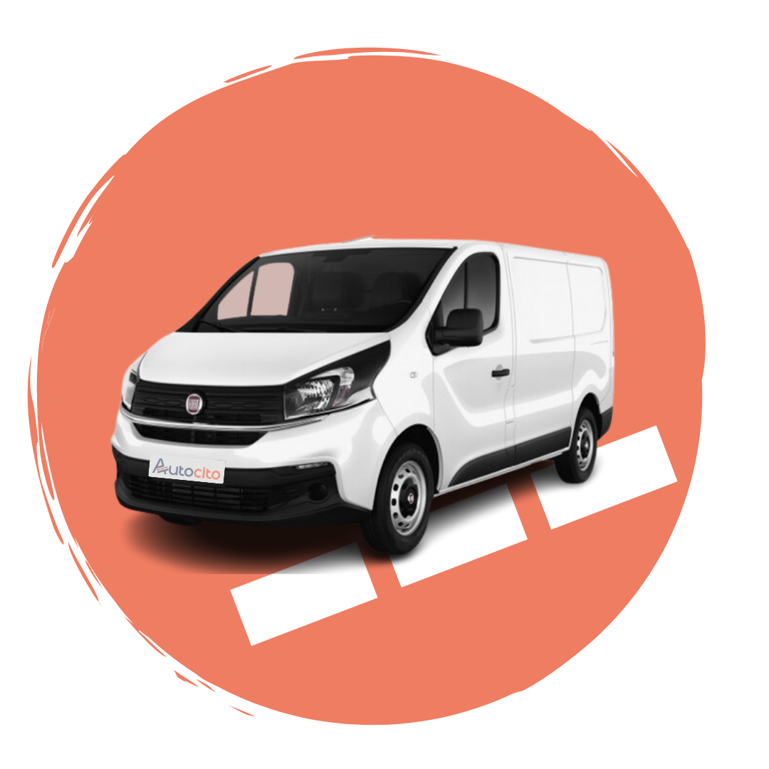 fiat talento avec fond orange