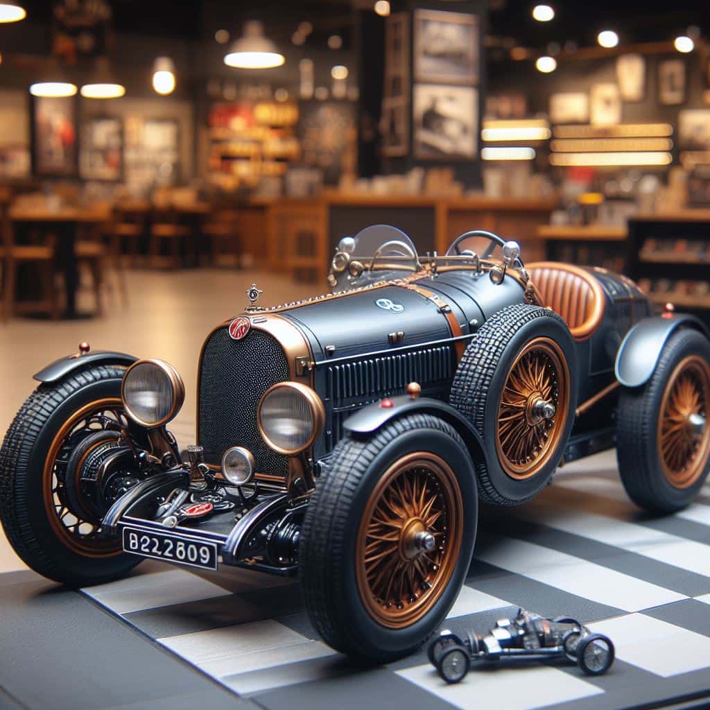 Reproduction d'un véhicule Bugatti Type 35 (1924-1931)