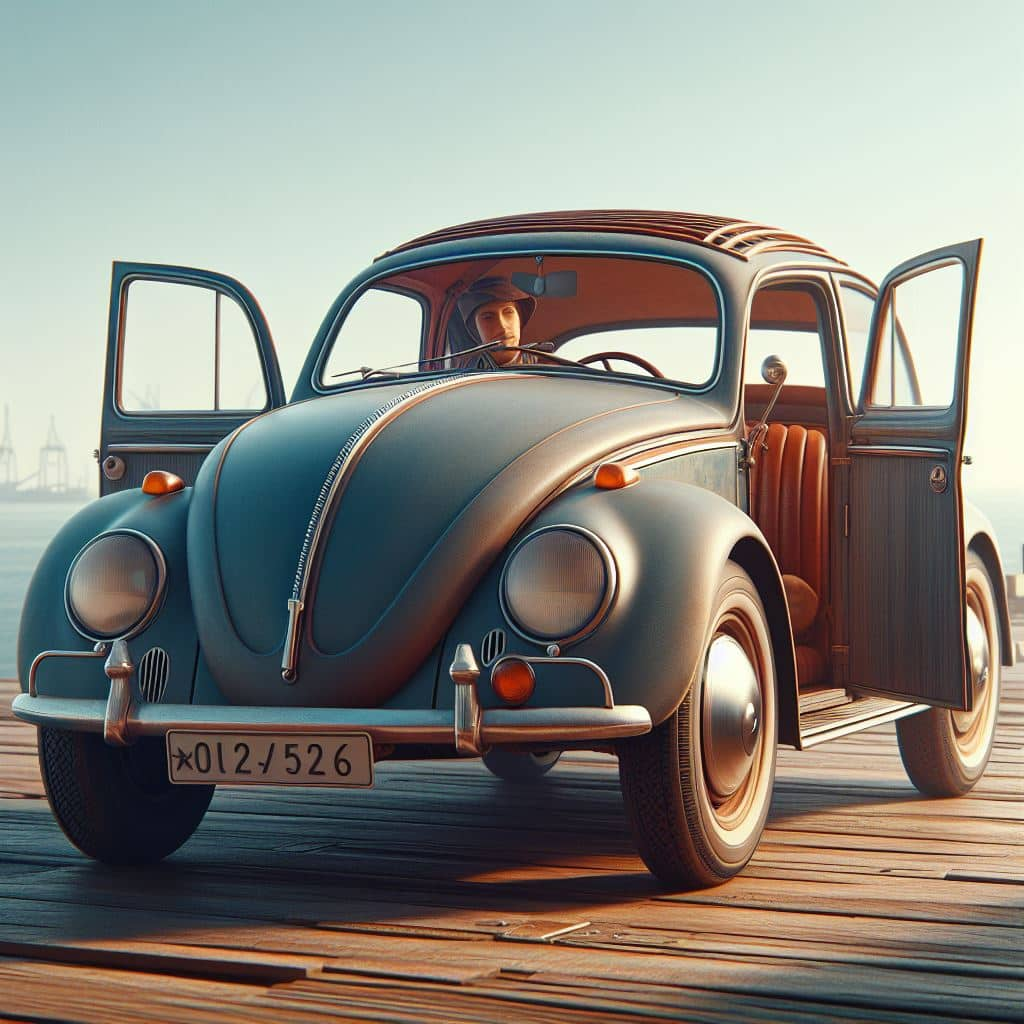 reproduction d'une voiture Volkswagen Coccinelle (1930)