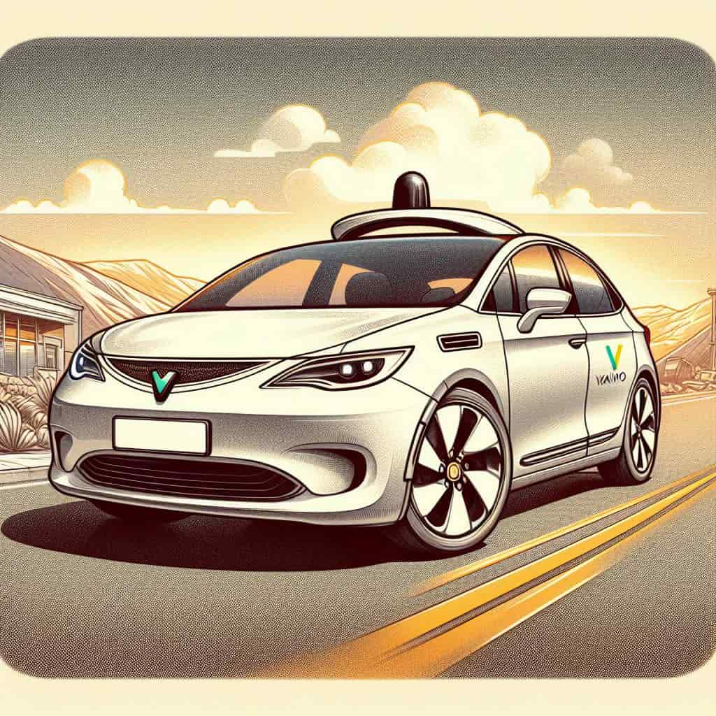 représentation d'une voiture Waymo (Google) - Waymo One (2018)