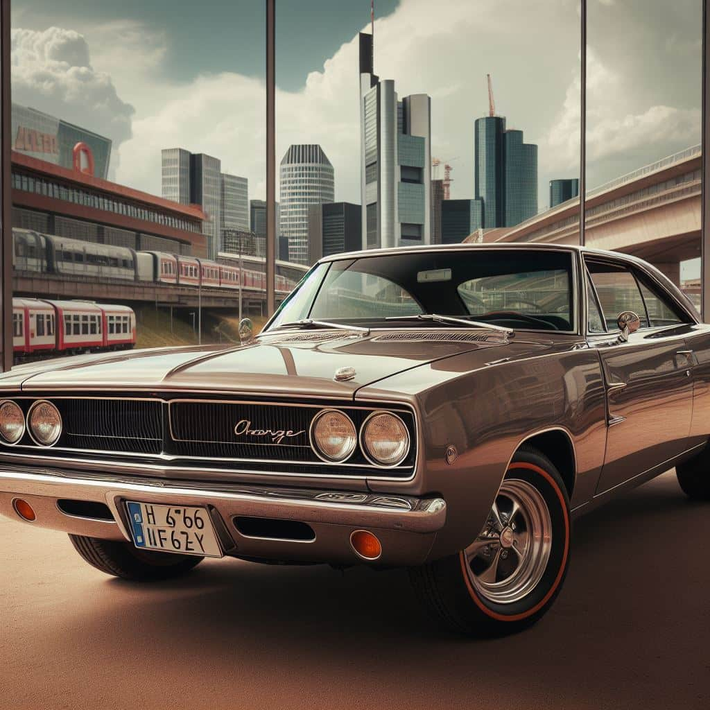 représentation d'une voiture dodge charger (1966)