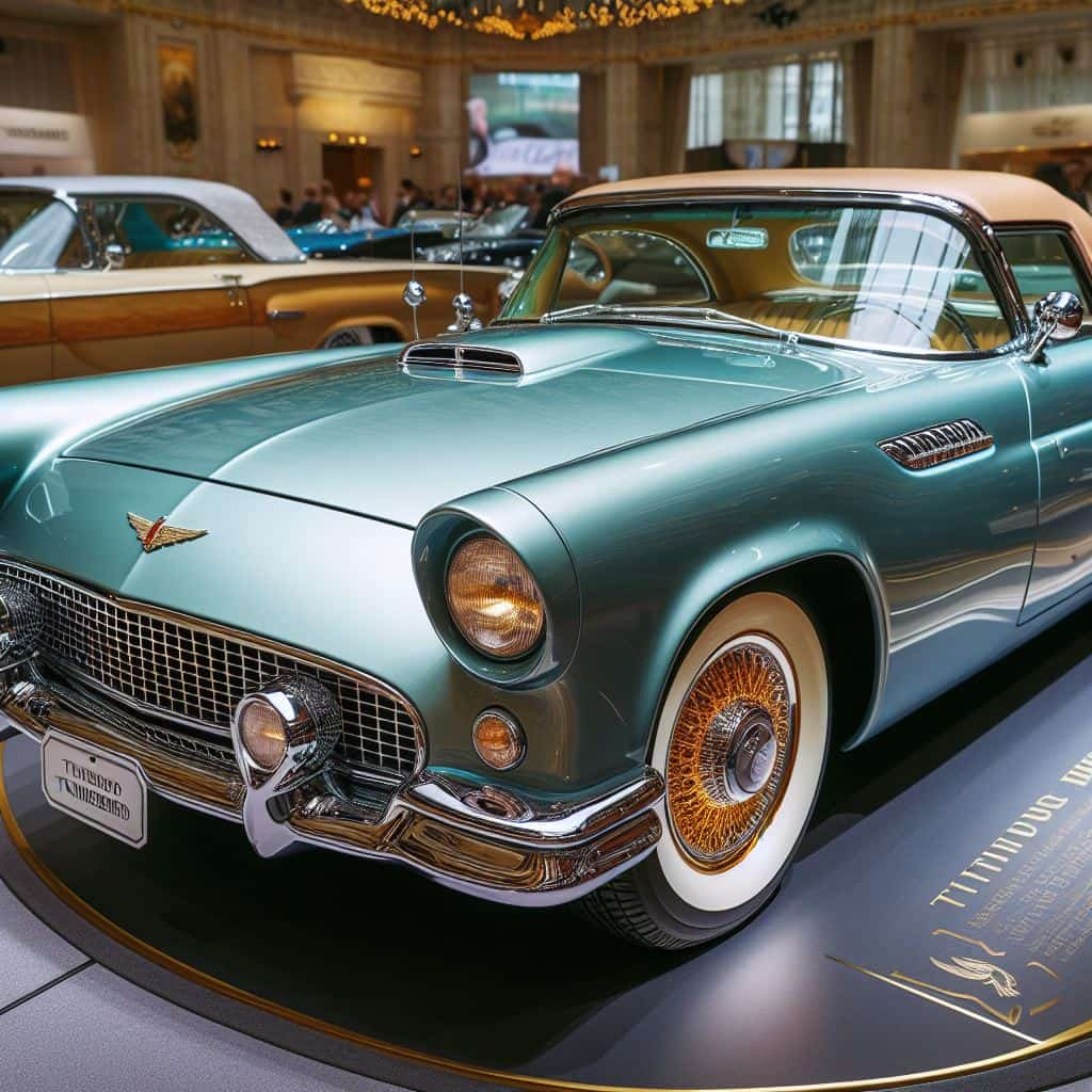 représentation d'une voiture ford thunderbird (1955-1957)