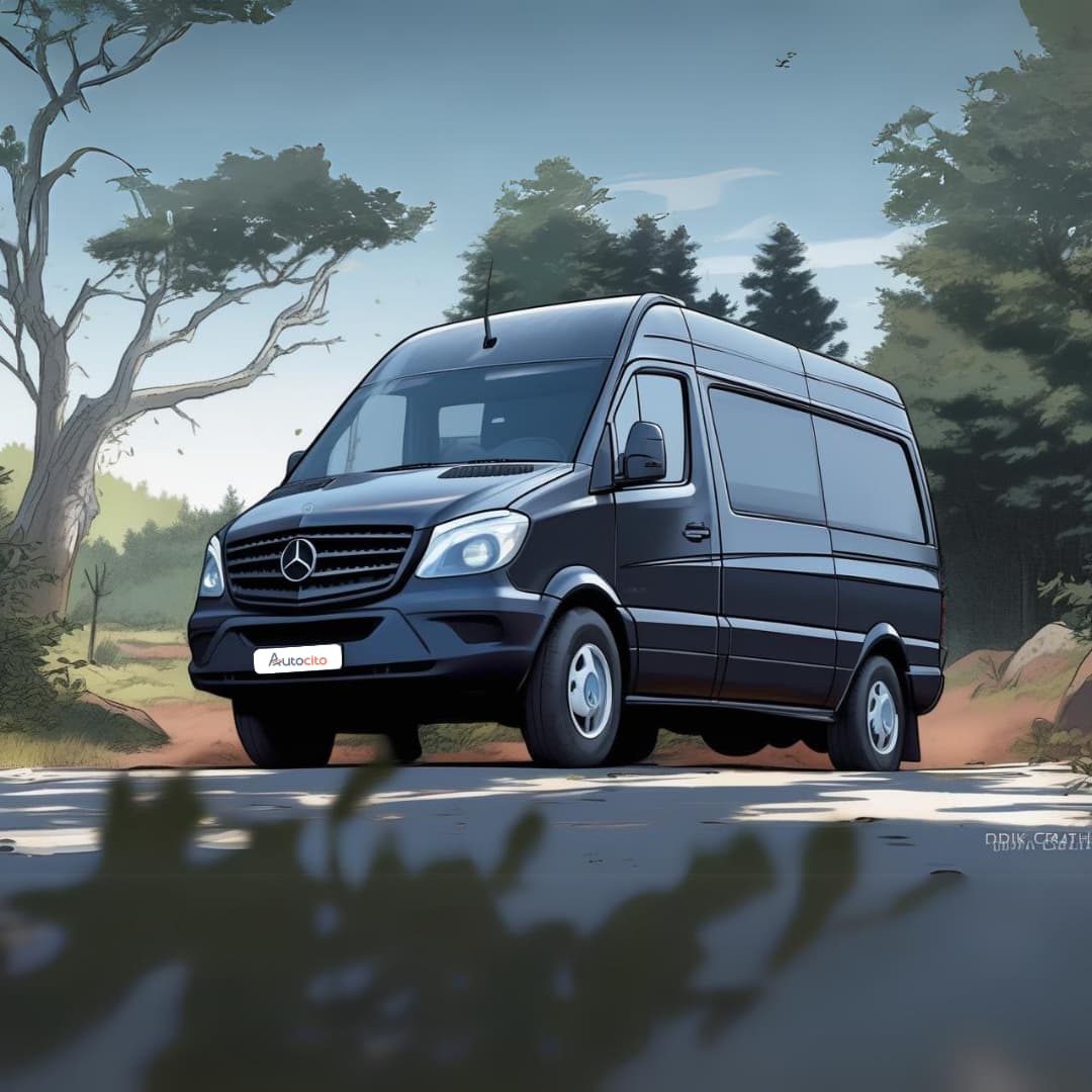 Représentation d'un véhicule Mercedes Sprinter 2023