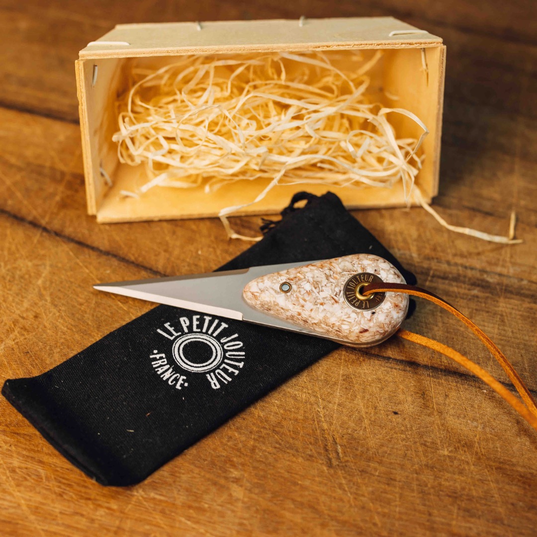 FranquiHOgar Kit ouvre-huîtres avec couteau et bloc en bois