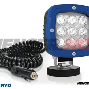 LED Arbeidslys. i aluminium, 2800 Lm, 12/24V, kobling til sigarettenneren. 7m kabel. Magnetfeste
