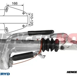 Påløpsbrems Knott, V, KFL27-A, 1400-2700Kg