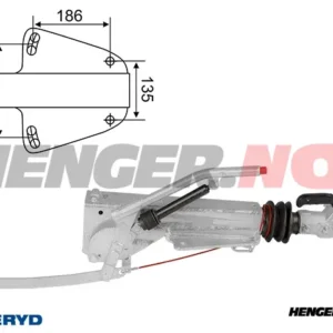 Påløpsbrems ALKO, V, Typ 2,8VB1/-C 2500-3500Kg 2361