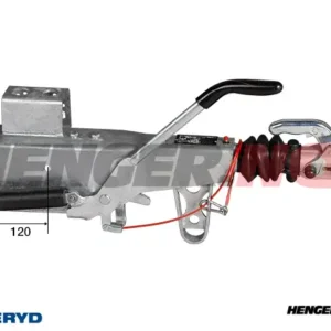 Påløpsbrems Knott, Vkt., KRV30-B, 100x100 1600-3000Kg med konsol