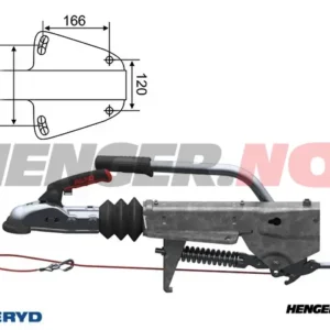 Påløpsbrems ALKO, V, Typ 161S 950-1600Kg  1637, 2051