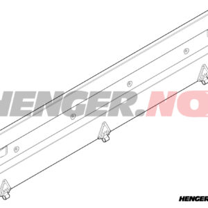 Fram/baklem til 4310 stål, med HTK lemlåser.