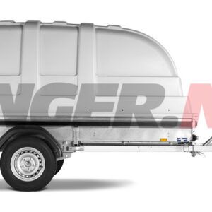 Plast lokk 100 cm 1520x3250x1000mm grå (monteringssett ikke inkludert), for D, S1533