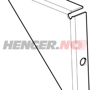Hjørnestolpe brakett til Brenderup 3251s