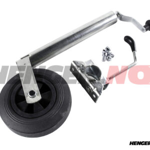 Nesehjulssett, Nesehjul med klemme og bolter. 200*50mm Maks belastning 125kg