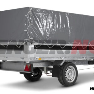 Nettside presenning 1500x2660x660mm mørk grå, For nettsider på baktipp BT4260 fra 2020->