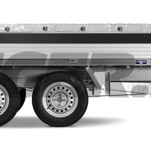 Flat presenning 1800x4170mm grå for Brenderup 5420ATB