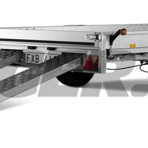 Kjøreramper i aluminium 2560x30mm Max last 2800kg/par. For lang 3-veis-tipper, komplett