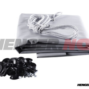 Flat presenning 1250x1650x75mm grå for Bravo 160