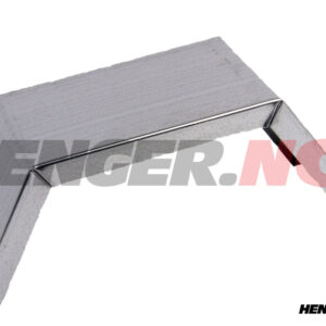 Skjerm for eldre type hengere venstre, 210mm stål 4 knekk