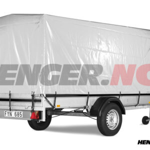 Høy presenning 150 cm 1520x3250x1500mm grå for presenningsstativ D, S1533