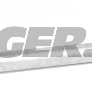 Støttehjul Ø48 200x50mm, massiv gummi med plastfelge forlenget 620mm