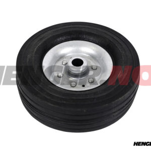 Hjul til nesehjul 220x70mm solid gummi med stålfælg