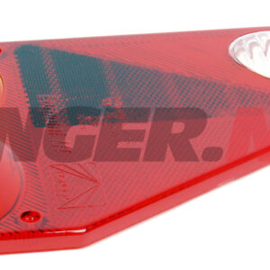 Lyktglass til Aspöck Earpoint III Høyre, med ryggelys 219x219mm