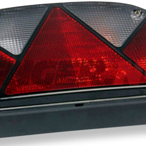 Baklampe Aspöck Multipoint II Høyre med skiltlys 240x140mm