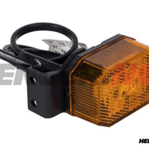 Sidemarkeringslys Aspöck Flexipoint LED gul med brakett og 500 mm kabel, 41x110mm