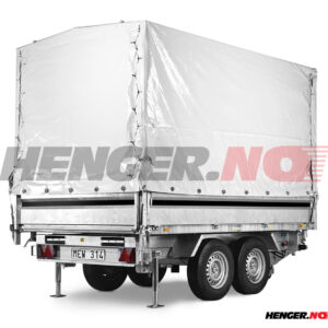 Høy presenning 1680x3080x1500mm grå for presenningsstativ 4310